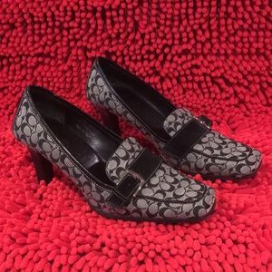 Coach Lizzie Canvas heels